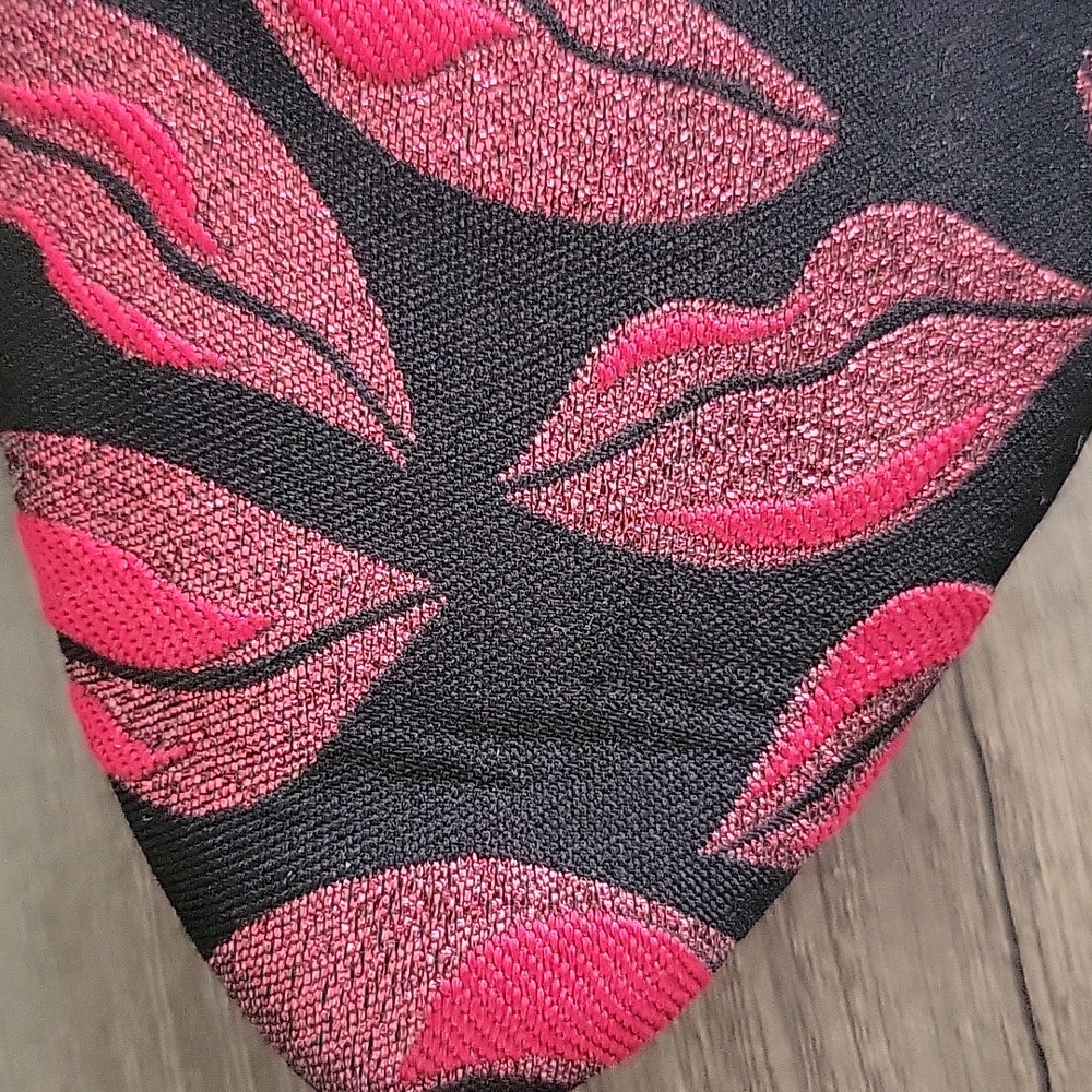 Urban Outfitters UO Lips Pointed Toe Fabric Mules / Slip On Flats - Picture 15 of 16
